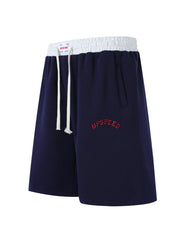 Men's Contrast Waistband Drawstring Shorts