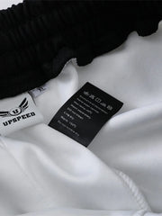 Men's Contrast Waistband Drawstring Shorts Grey / M