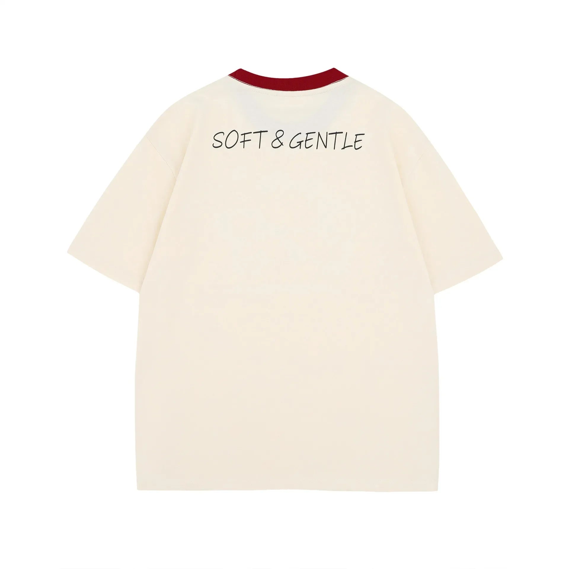 Men's Cute Cartoon Dogs Graphic Round Neck T-Shirt