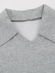Men's Detachable Collar Short Sleeve Top