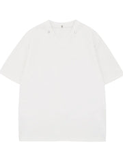Men's Detachable Collar Short Sleeve Top