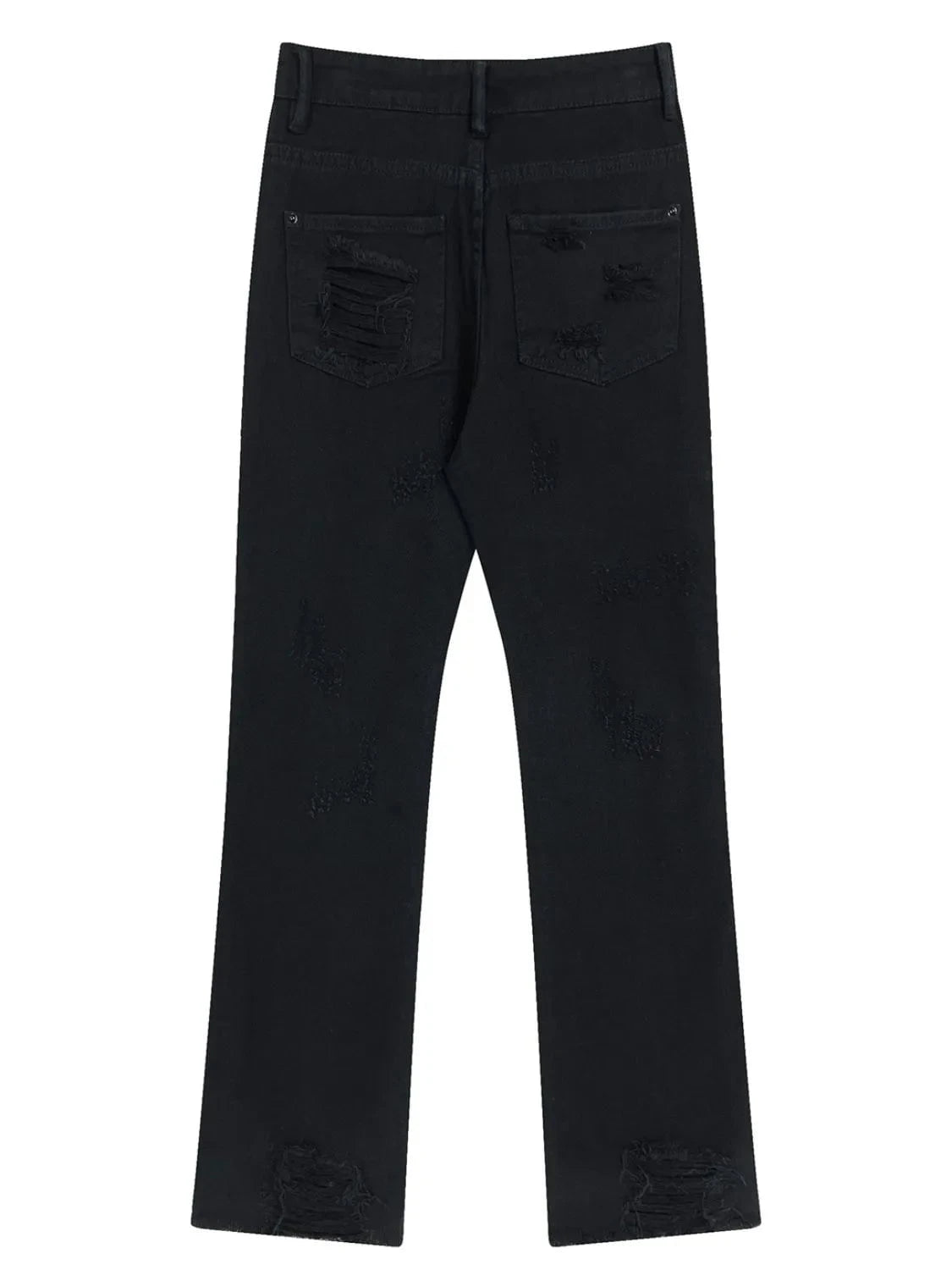 Men's Distressed Straight Leg Jeans