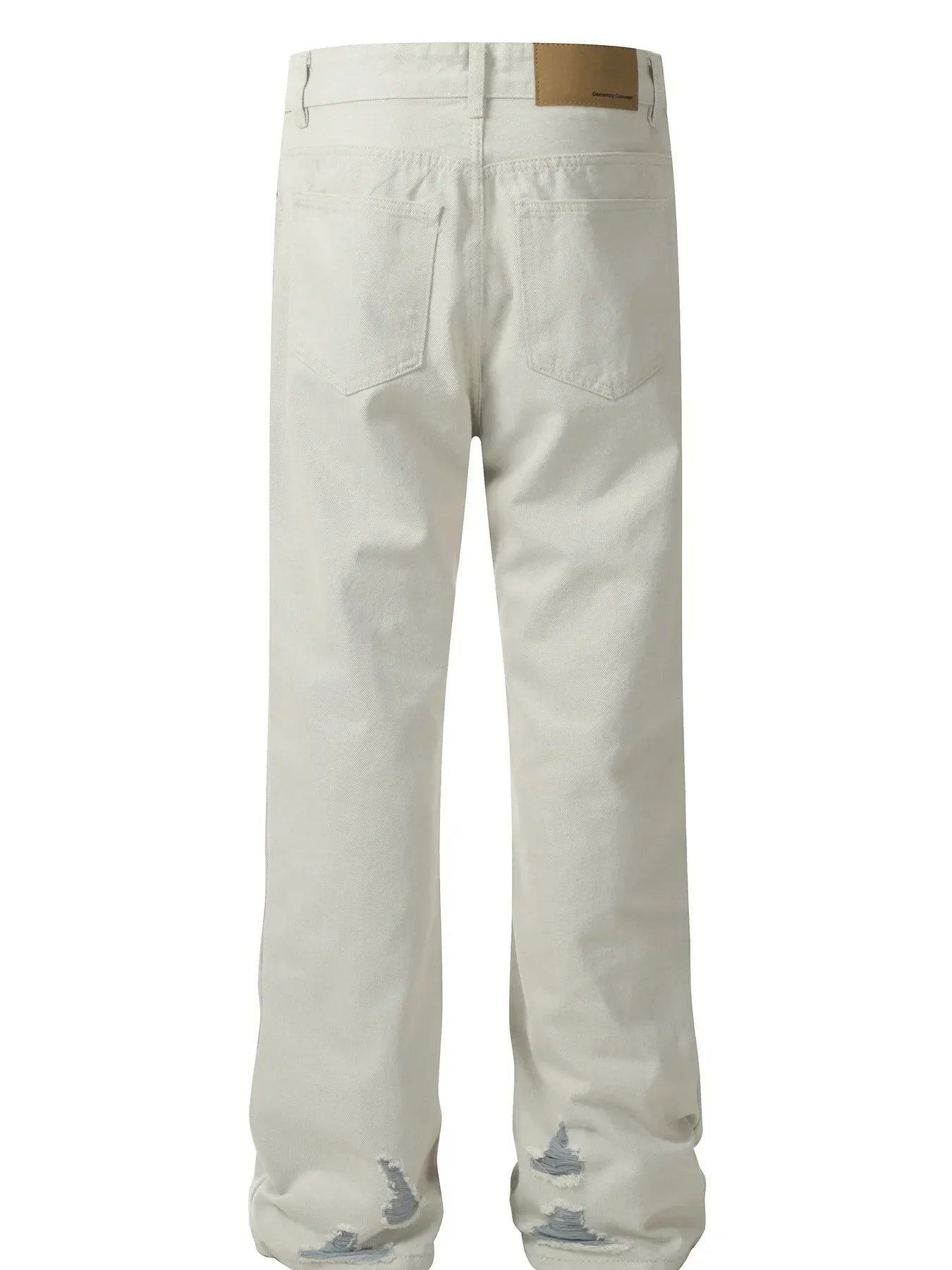 Men's Distressed Straight Leg Jeans