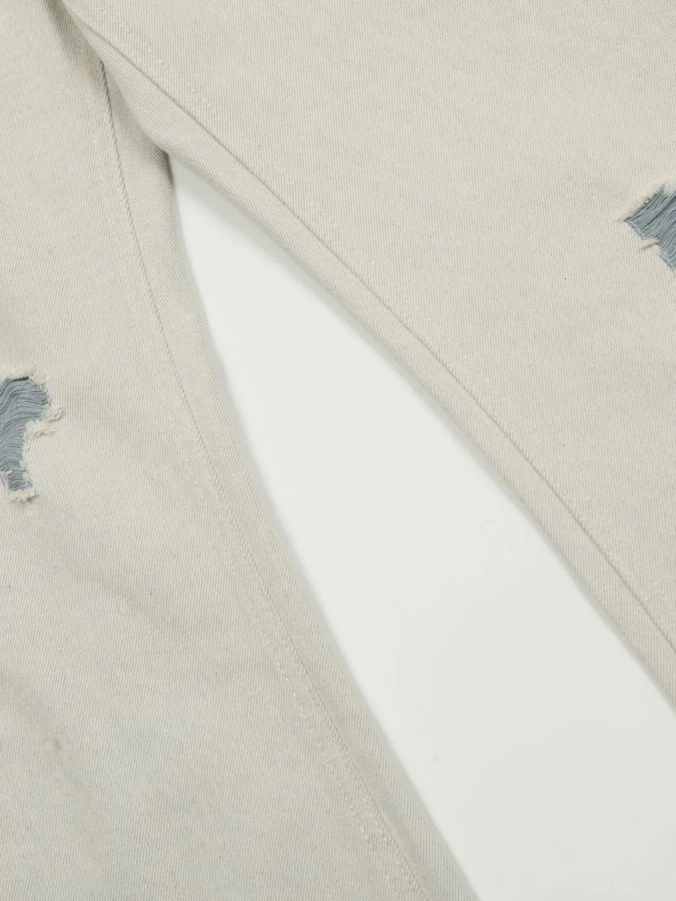 Men's Distressed Straight Leg Jeans