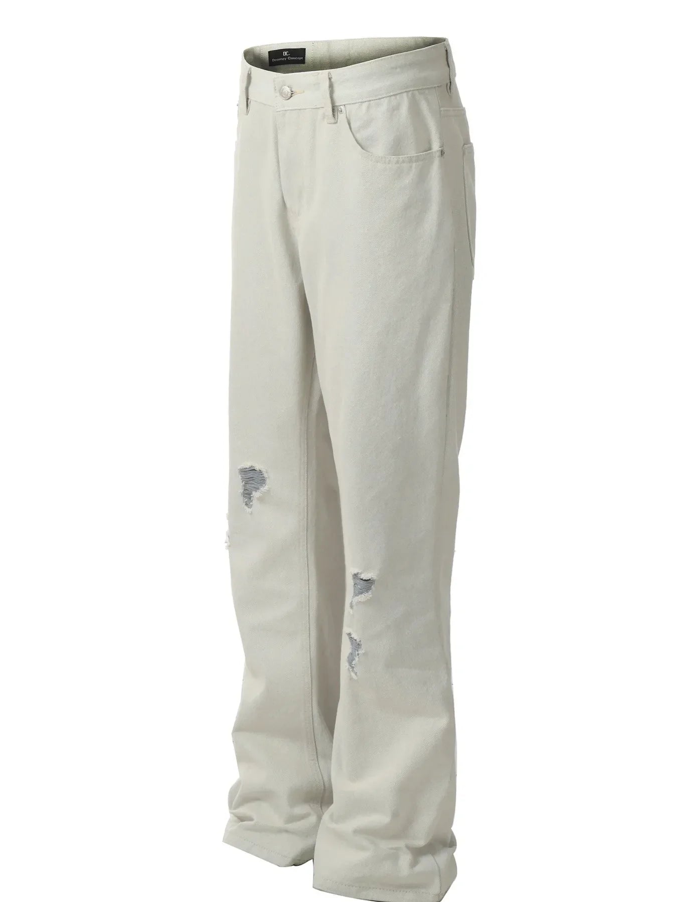 Men's Distressed Straight Leg Jeans