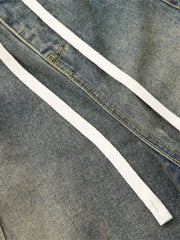 Men's Drawstring Cargo Jeans