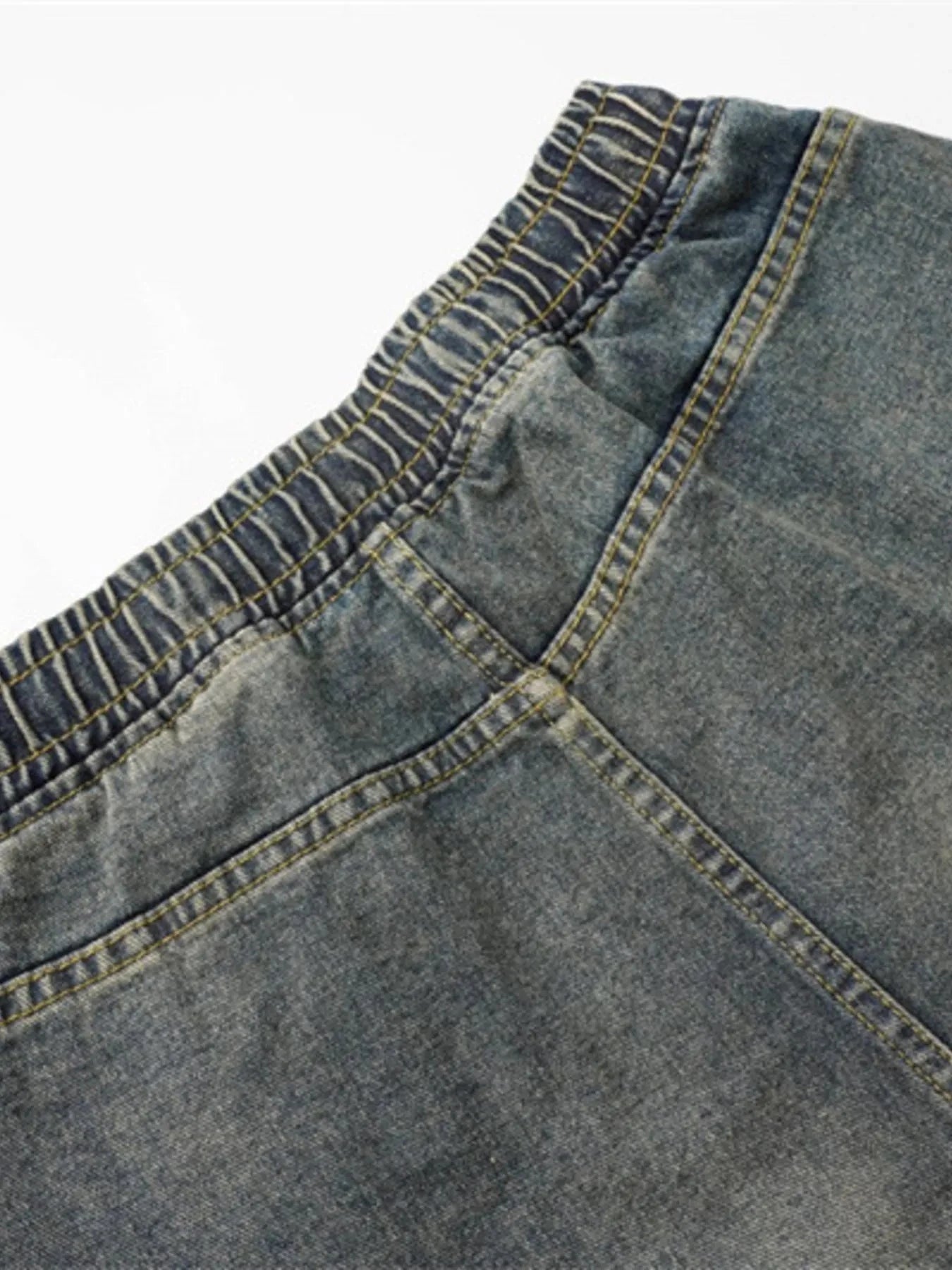Men's Drawstring Cargo Jeans