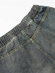 Men's Drawstring Cargo Jeans
