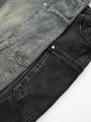 Men's Drawstring Cargo Jeans