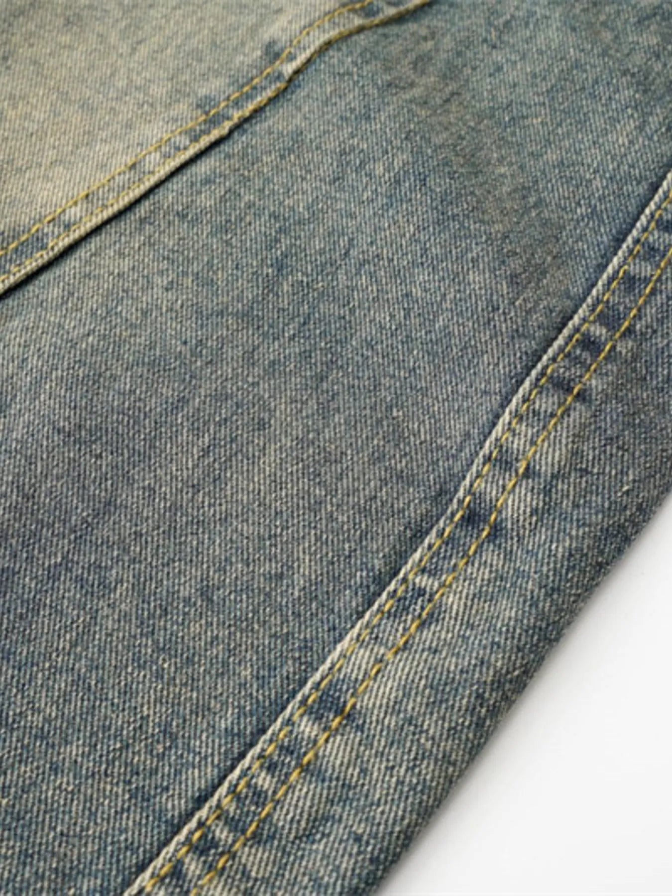 Men's Drawstring Cargo Jeans