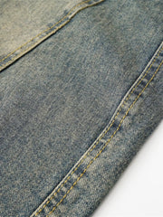 Men's Drawstring Cargo Jeans