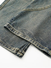 Men's Drawstring Cargo Jeans