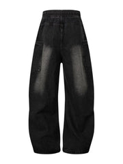 Men's Drawstring Cargo Jeans