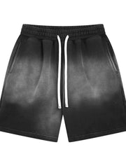 Men's Drawstring Casual Shorts Black / S