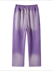 Men's Drawstring Loose Fit Pants Mauve / S
