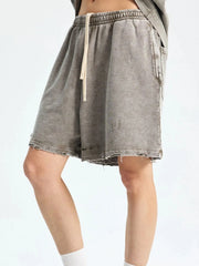 Men's Drawstring Pocketed Shorts