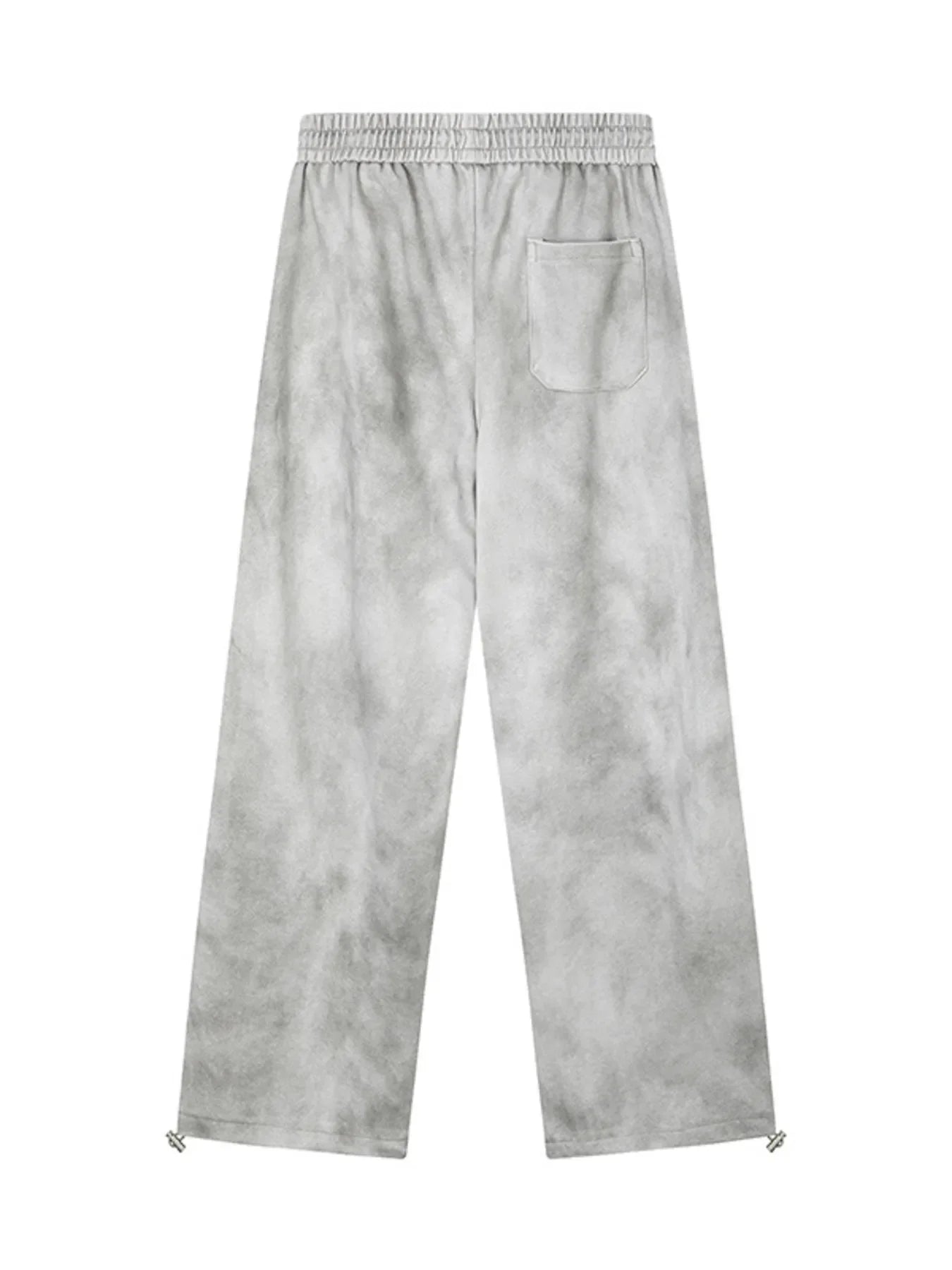 Men's Drawstring Straight Pants with Side Stripes