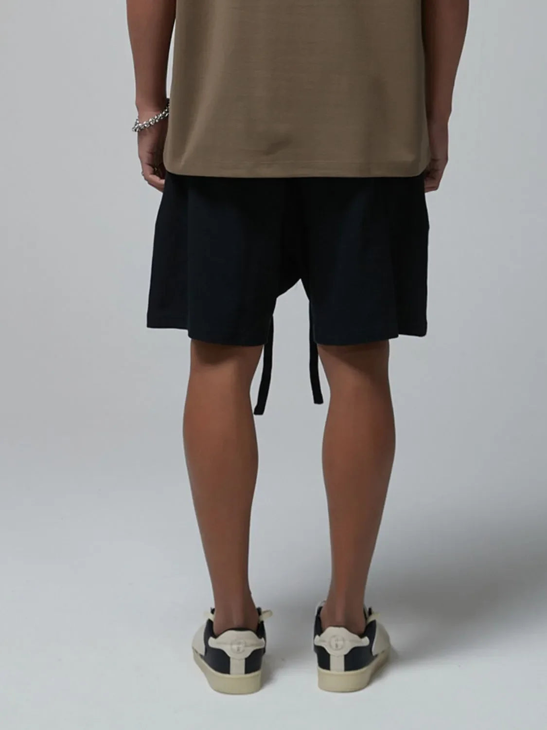 Men's Drawstring Waffle Shorts with Pockets
