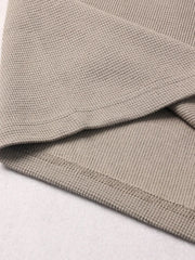 Men's Drawstring Waffle Shorts with Pockets