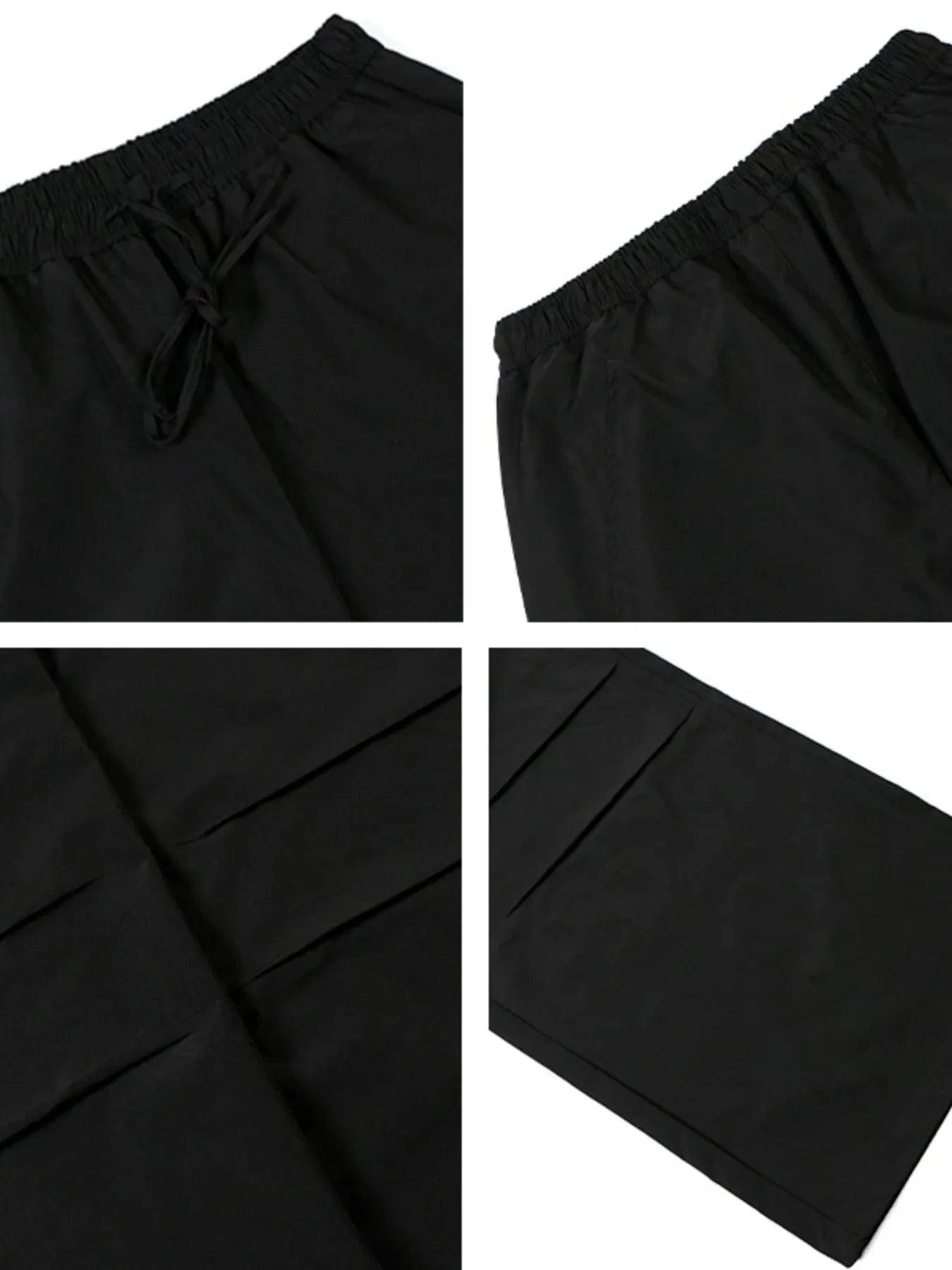 Men's Drawstring Wide Leg Cargo Pants