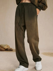 Men's Drawstring Wide Leg Pants