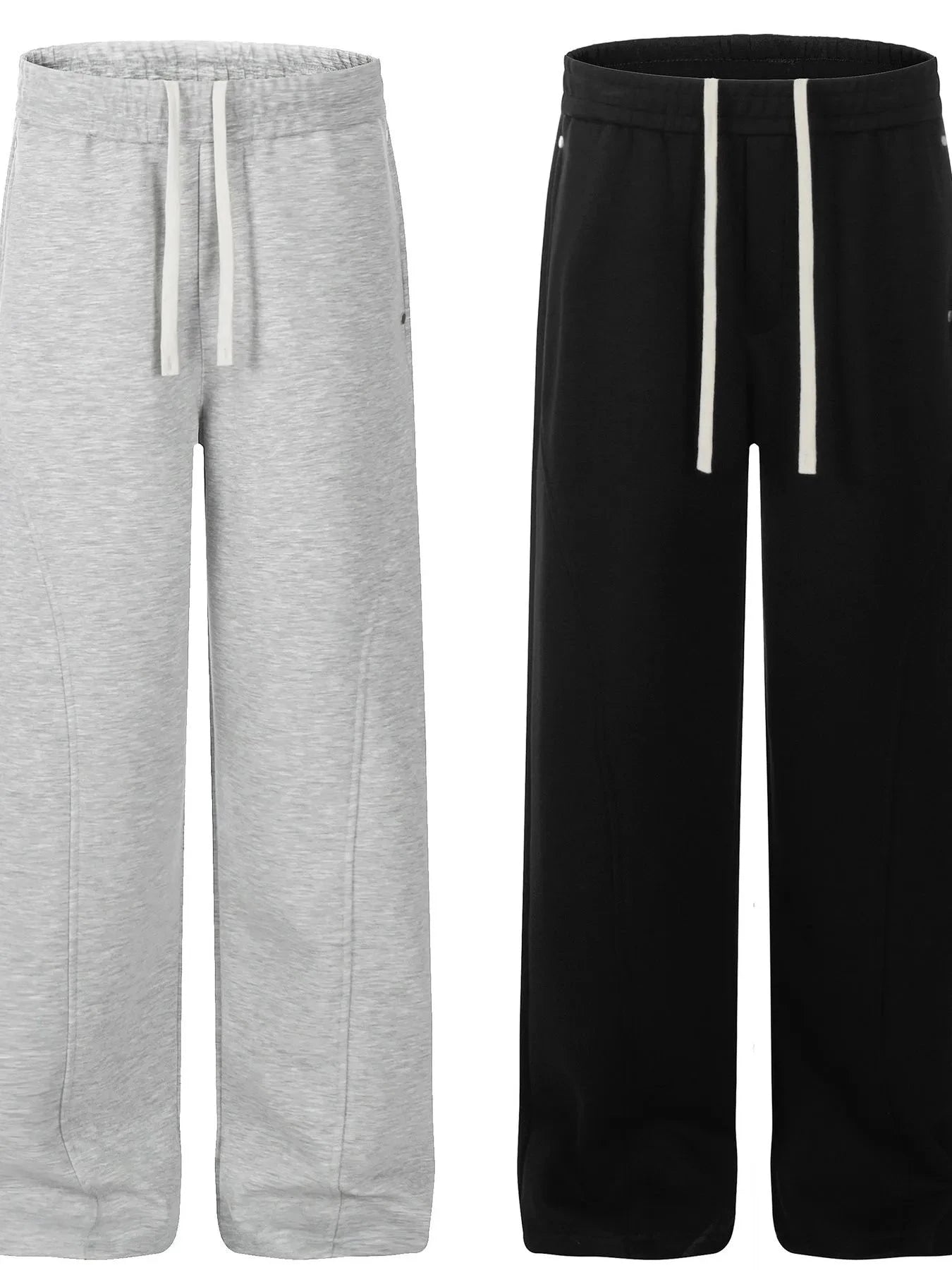 Men's Drawstring Wide Leg Pants