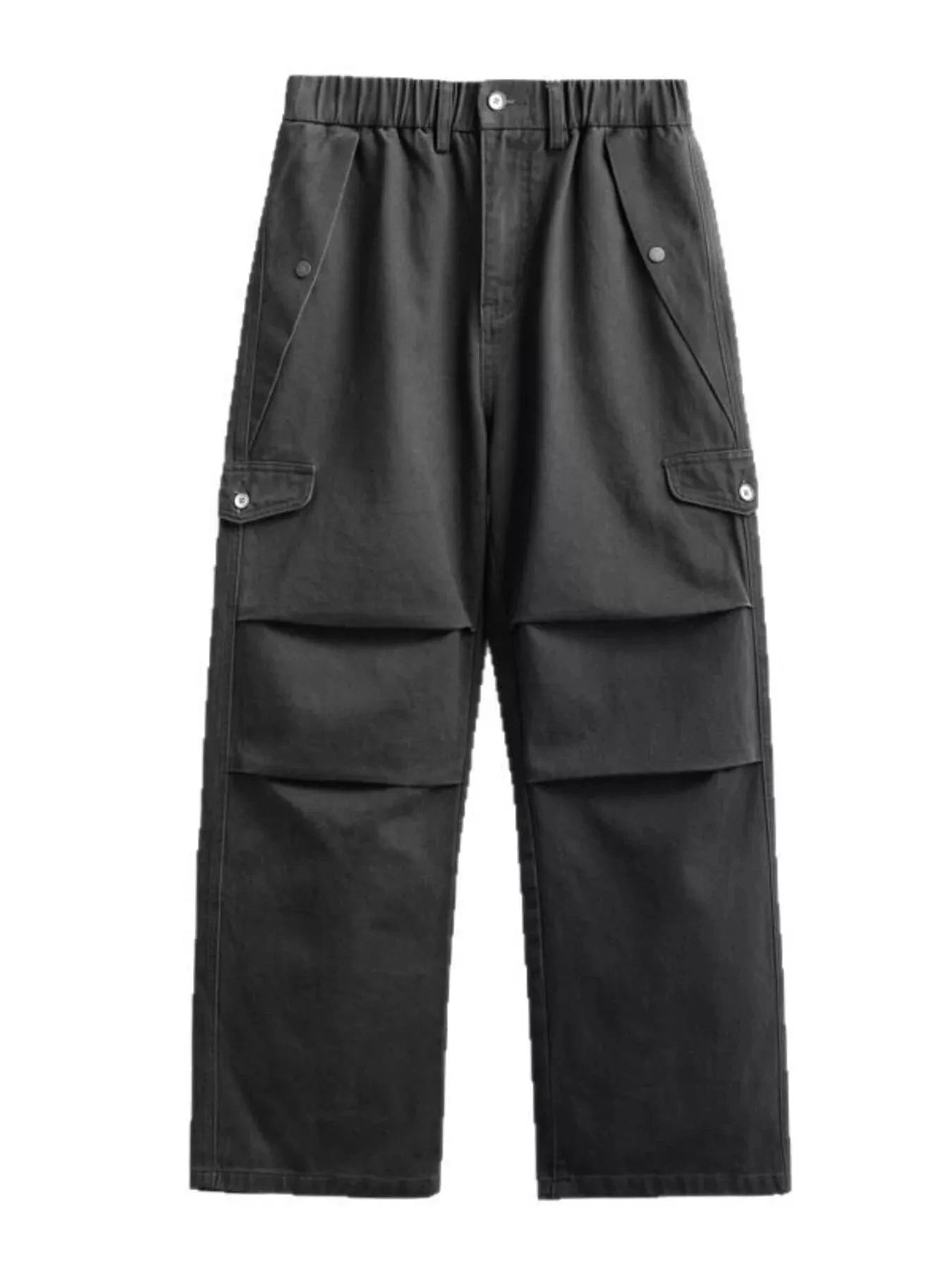 Men's Drawstring Wide Leg Pants
