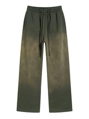 Men's Drawstring Wide Leg Pants Moss / S