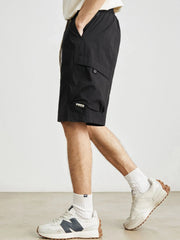 Men's Drawstring Wide Leg Shorts