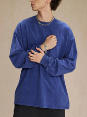 Men's Drop Shoulder Long Sleeve T-Shirt
