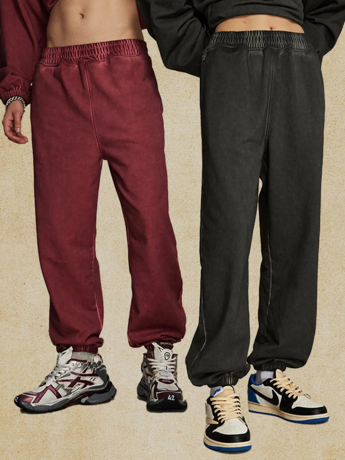 Men's Elastic Waist Joggers