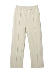 Men's Elastic Waist Pants Beige / S