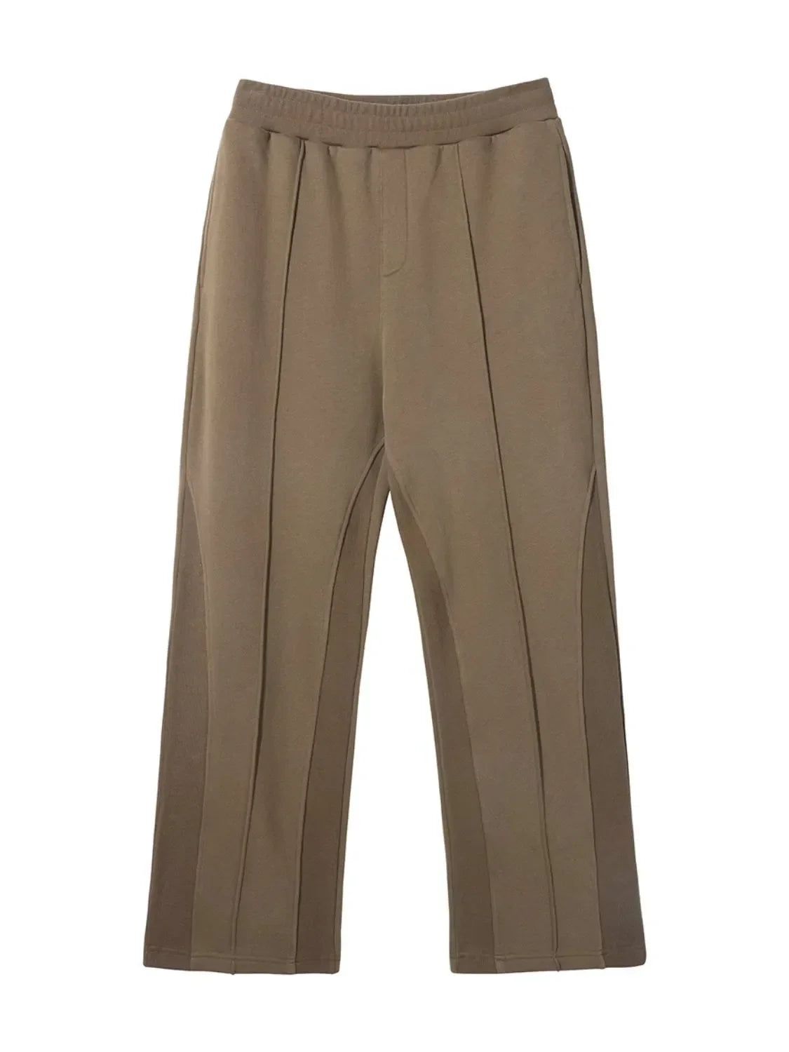 Men's Elastic Waist Pants Taupe / S