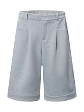 Men's Elastic Waist Shorts Grey / S