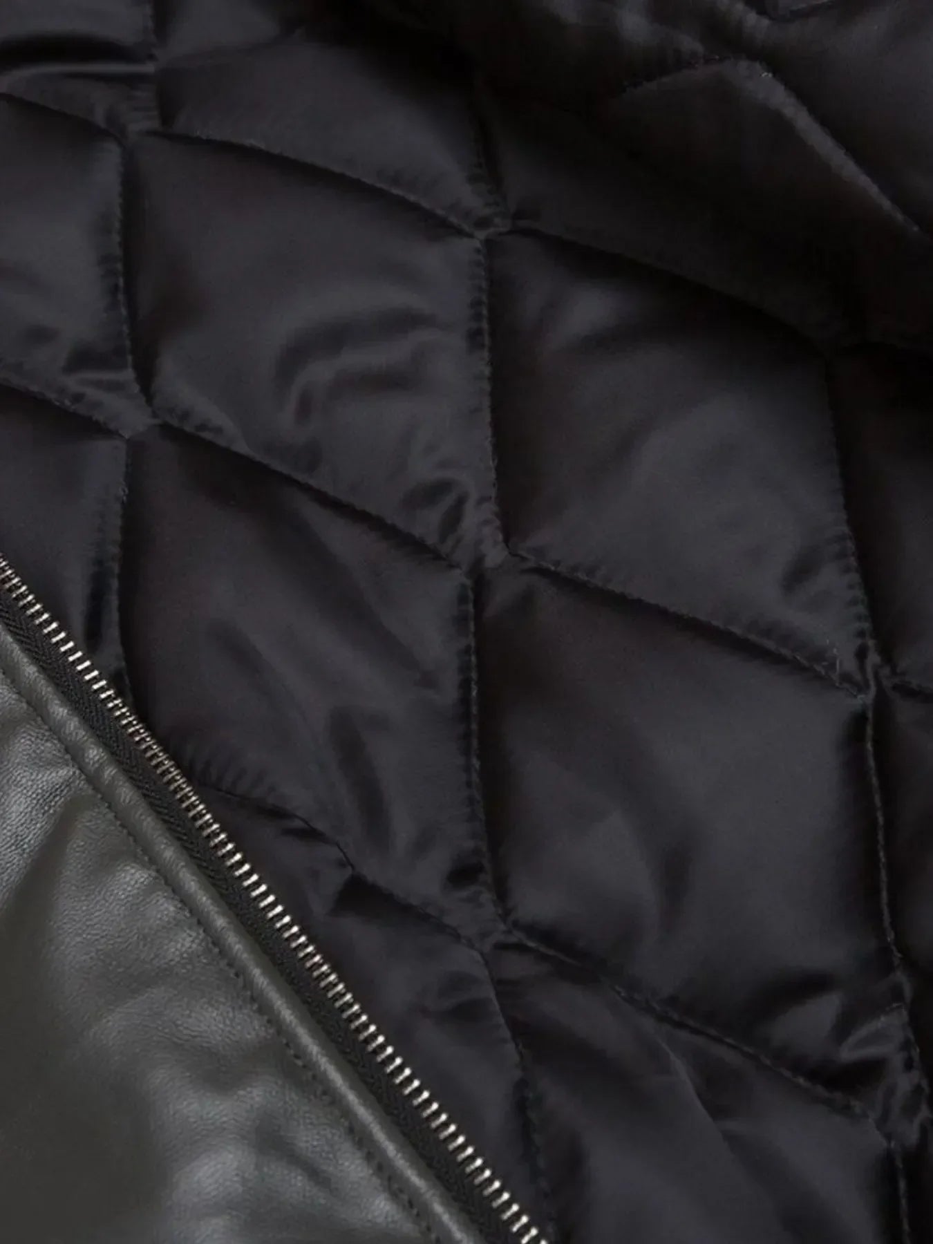 Men's Faux Fur Hooded Contrast Bomber Jacket