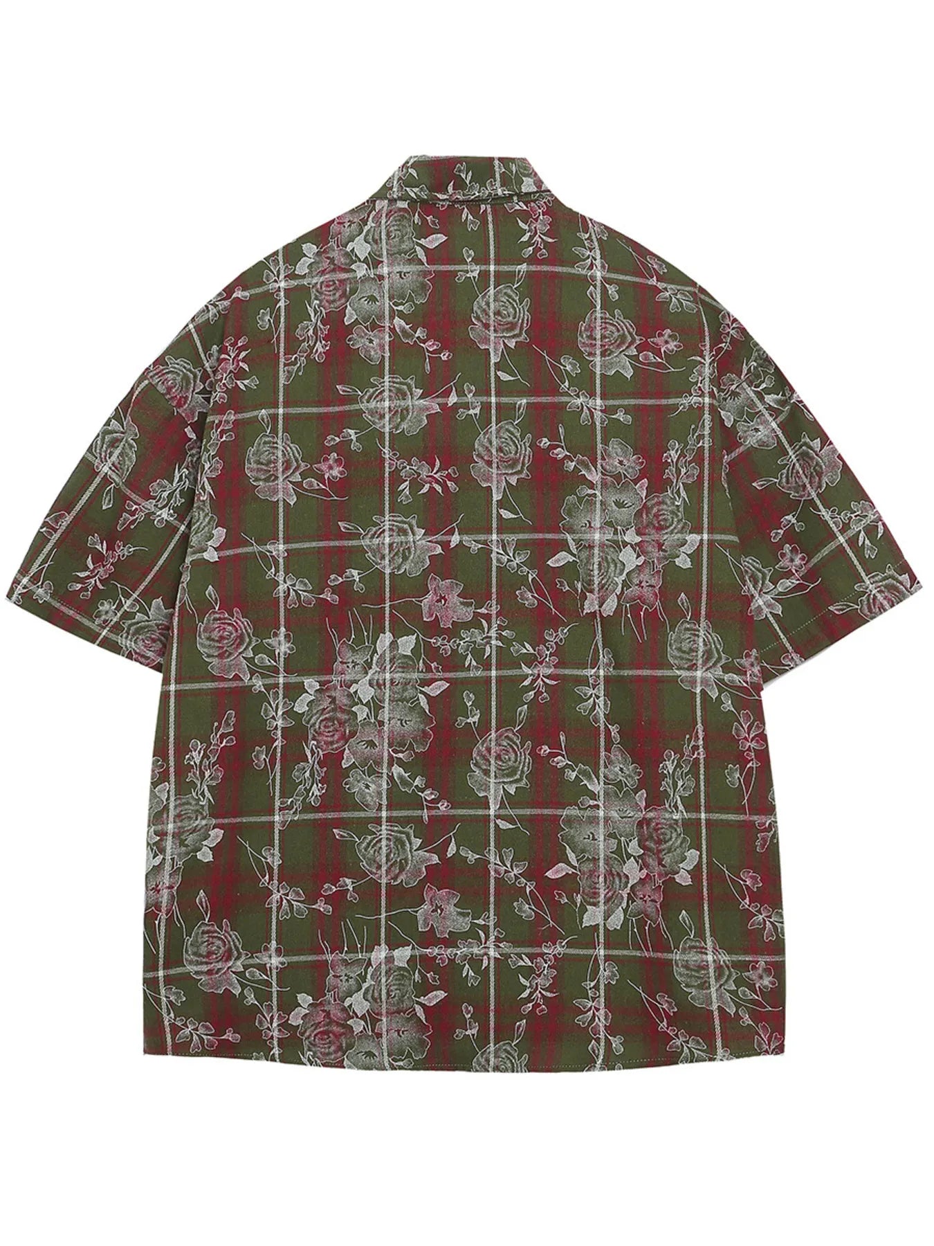 Men's Floral Print Short Sleeve Shirt