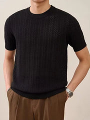 Men's Full Size Breathable Short Sleeve T-Shirt Plus Size