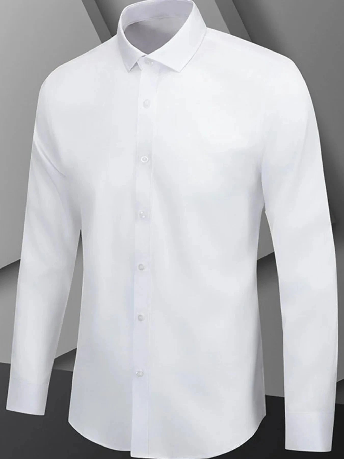 Men's Full Size Button Up Long Sleeve Shirt Plus Size