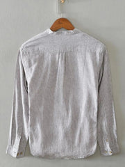 Men's Full Size Button Up Long Sleeve Shirt Plus Size