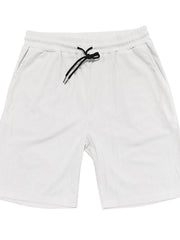 Men's Full Size Button Up Top and Shorts Set Plus Size