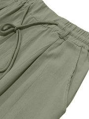 Men's Full Size Casual Drawstring Pants Plus Size