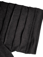 Men's Full Size Casual Henley Short Sleeve Top with Contrast Collar Plus Size