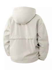 Men's Full Size Casual Hooded Cargo Jacket Plus Size