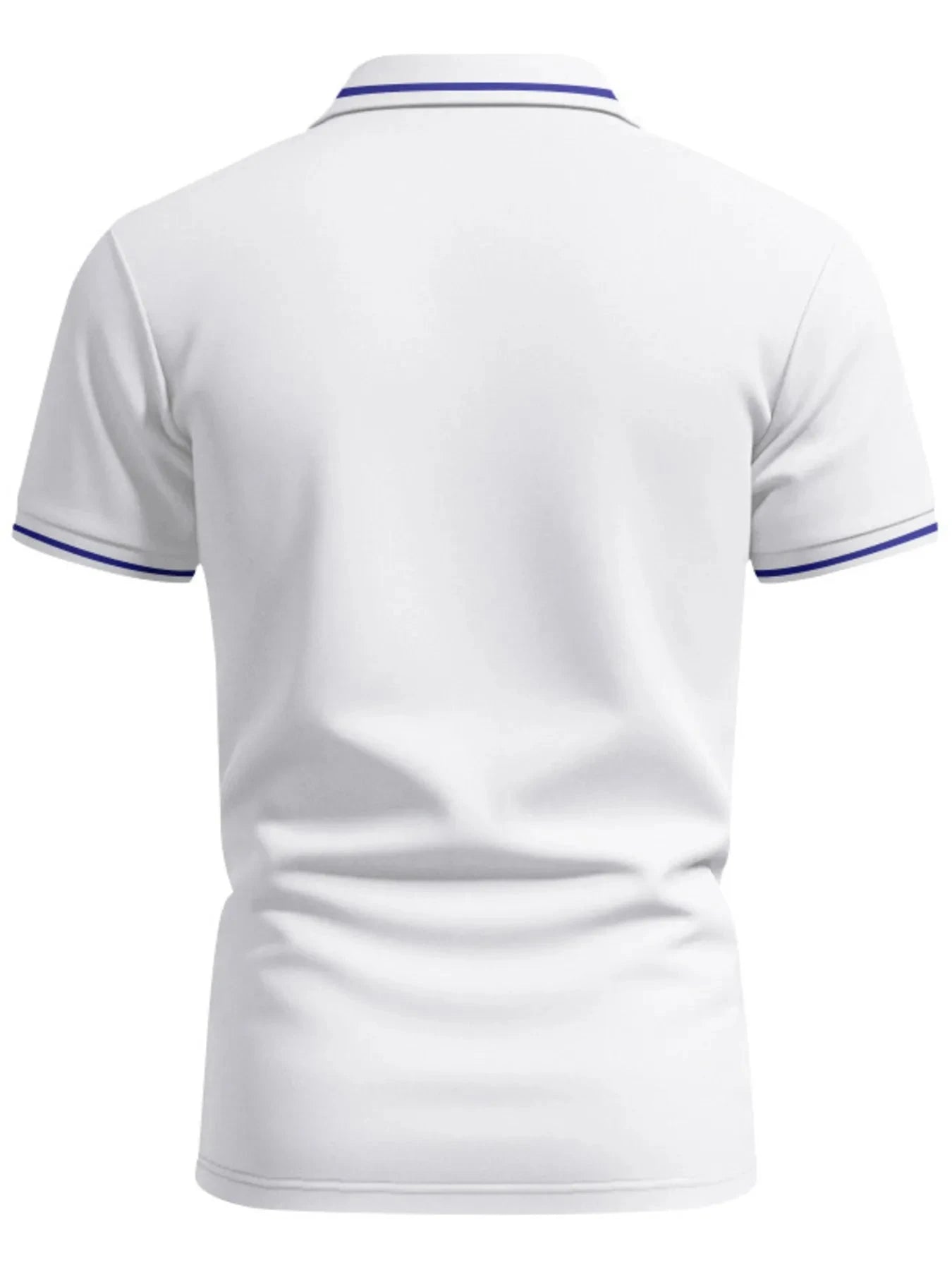 Men's Full Size Collared Neck Short Sleeve Polo Plus Size