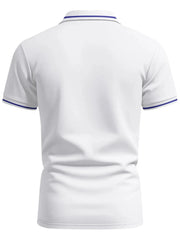 Men's Full Size Collared Neck Short Sleeve Polo Plus Size