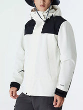 Men's Full Size Hooded Waterproof Outdoor Jacket Plus Size White / XS