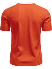 Men's Full Size Notched Short Sleeve T-Shirt Plus Size