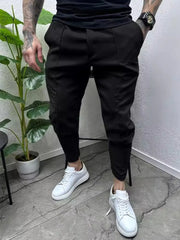 Men's Full Size Pockets Joggers Plus Size Black / S