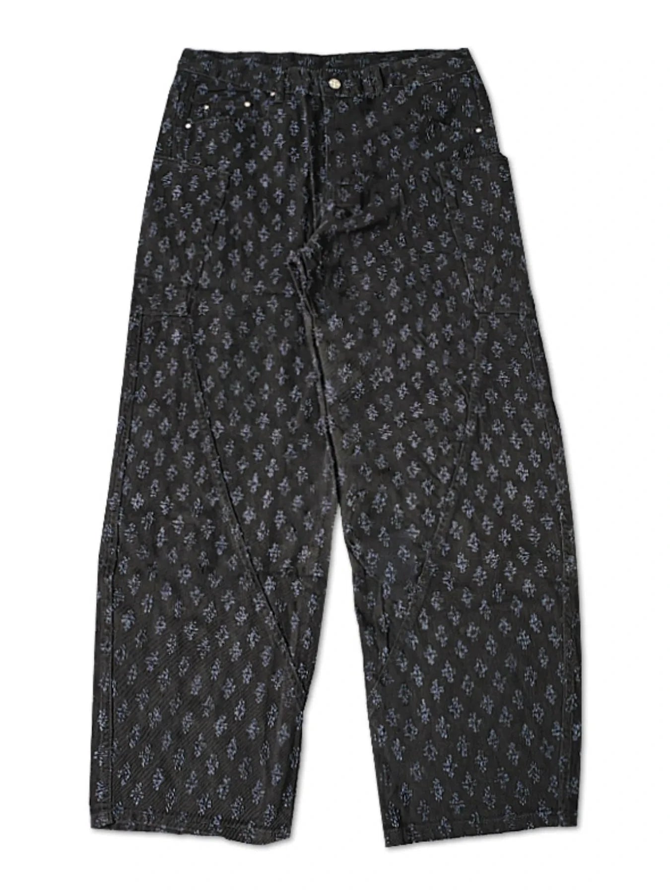 Men's Full Size Relaxed Fit Wide Leg Jeans Plus Size