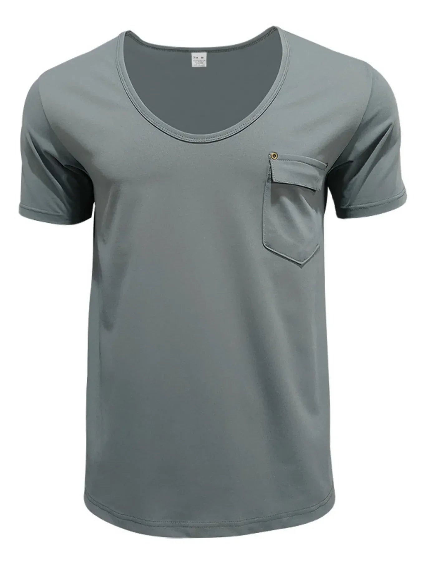 Men's Full Size Round Neck Short Sleeve T-Shirt Plus Size